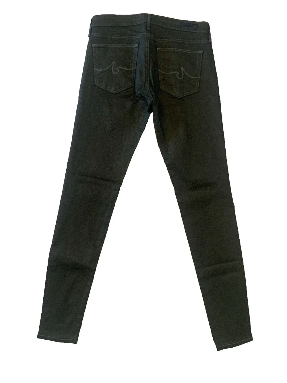 AG Adriano Goldschmied Coated Extreme Skinny Jeans Womens 28R Punk Goth Grunge